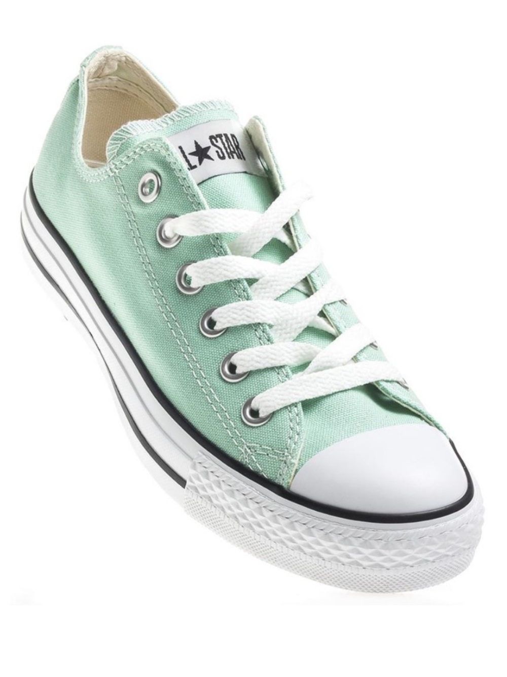Converse CTAS low top Aqua mint seafoam green blue sneakers sz 6 men, sz 8 women